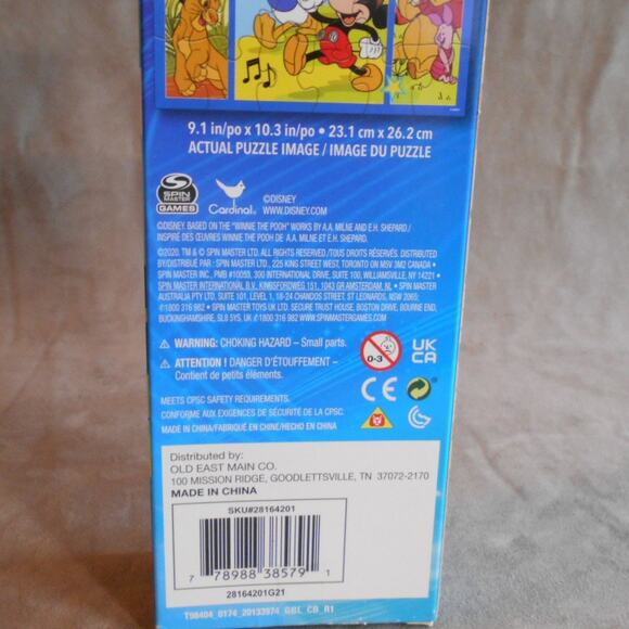 Disney Mickey & Friends 24 PC Puzzle 2020 Spinmaster/Cardinal Complete - Picture 6 of 8